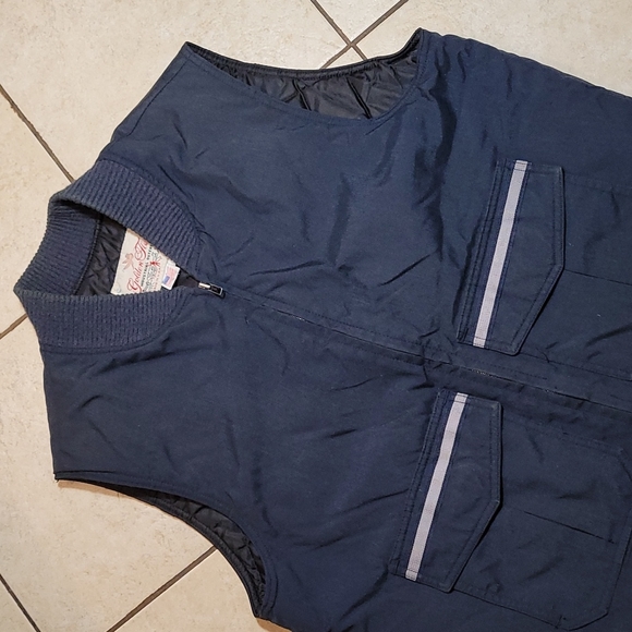 70s (ish) Quilt-lined Zippered Work Vest - Picture 10 of 11